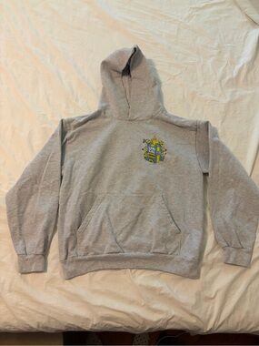 Lyrical Lemonade x minions Gray Pullover Hoodie